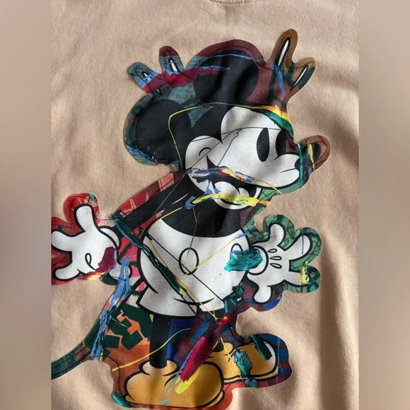 Zara Disney Mickey Mouse Sweater Women’s Girls Sweatshirt Size Small - Picture 7 of 12